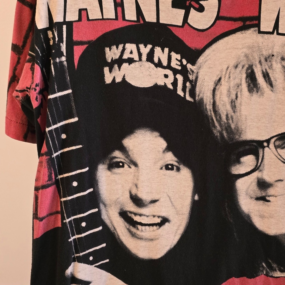 *ULTRA RARE* - NWOT - Vintage 1992 Wayne’s World - All Over Print - Picture 2 of 12